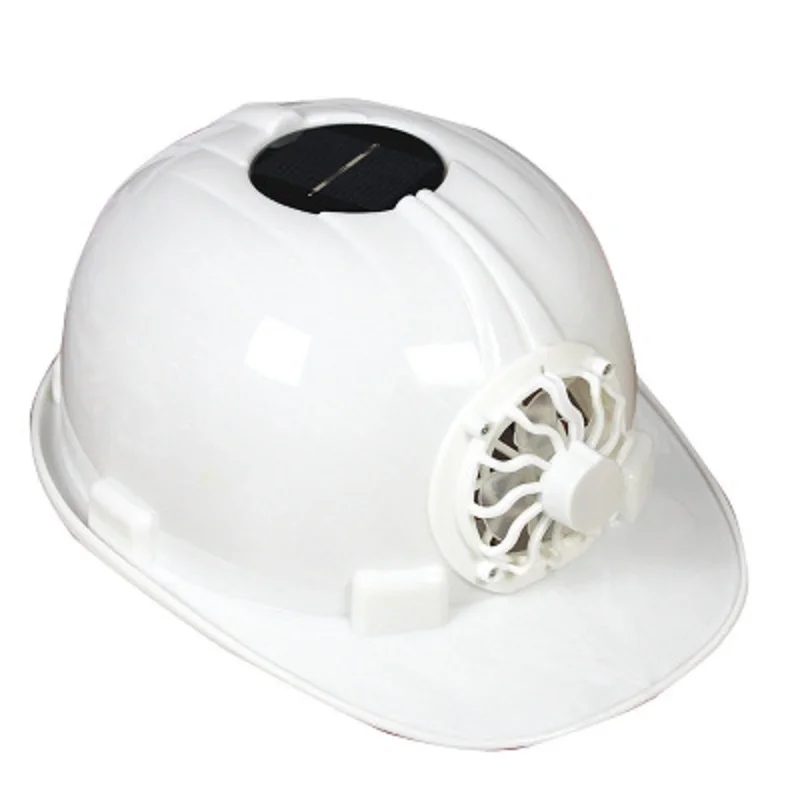 Working Safety Hard Hat Construcito Solar Power Cooling Fan Helmet Outdoor Protective Caps ABS Material Anti Strong Impact |