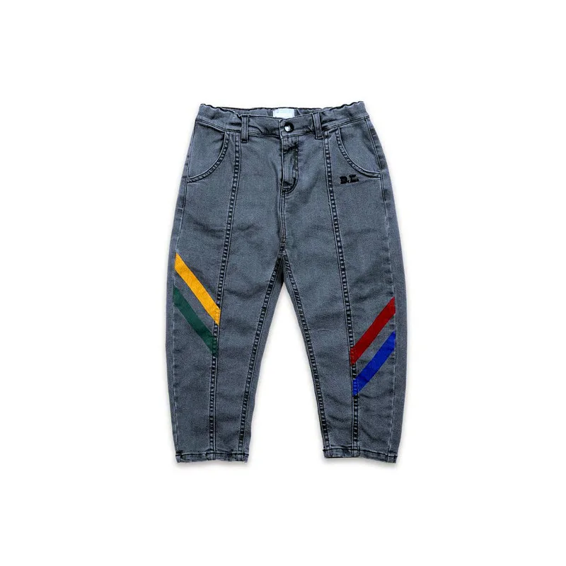 Детские брюки для мальчиков осень 2020 детские бархатные джинсовые повседневные с