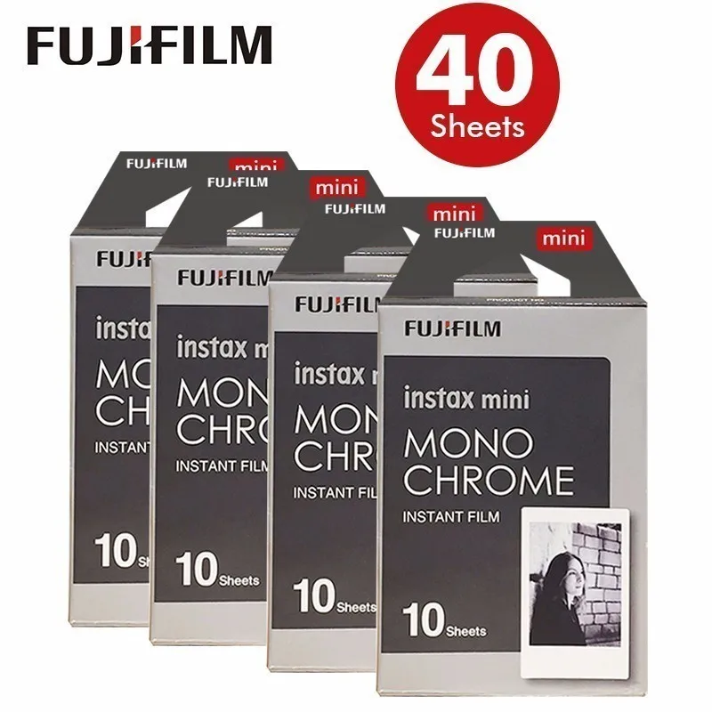 Новый Fujifilm Instax Mini 8 Плёнки монохромный 40 листов для 300 7 s 50 50i 90 25 поделиться SP 1
