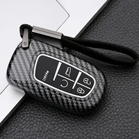 for jeep compass grand cherokee renegade chrysler 300c fiat freemont for dodge ram 1500 carbon car smart remote key cover case