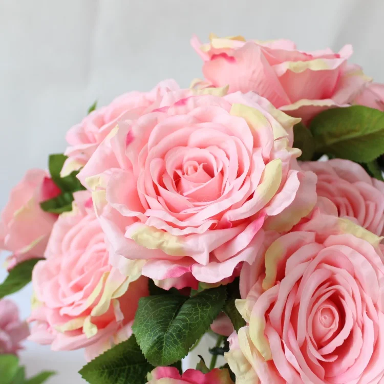 Type2 pink Lovegrace белые шелковые пионы розы свадебные букеты невесты розовые цветы свадьба домашний Цветочный декор свадебный букет - Цвет: Type2 pink