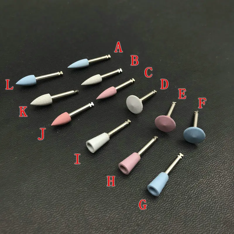 Зубные силиконовые шлифовальные насадки полировщик зубов для низкоскоростной