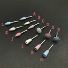 Зубные силиконовые шлифовальные насадки, полировщик зубов для низкоскоростной машины, полировка зубных инструментов, полировка композитных материалов