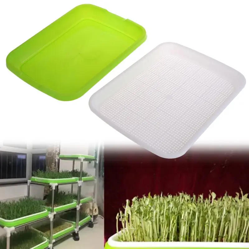 Лоток для выращивания семян двухслойный лоток гидропонного без земли