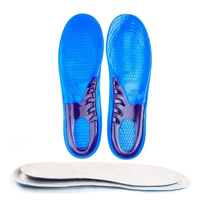 

Силиконовые стельки Palmilha, ортопедические стельки с эффектом памяти, матрас, поддержка свода стопы для обуви, 1 пара