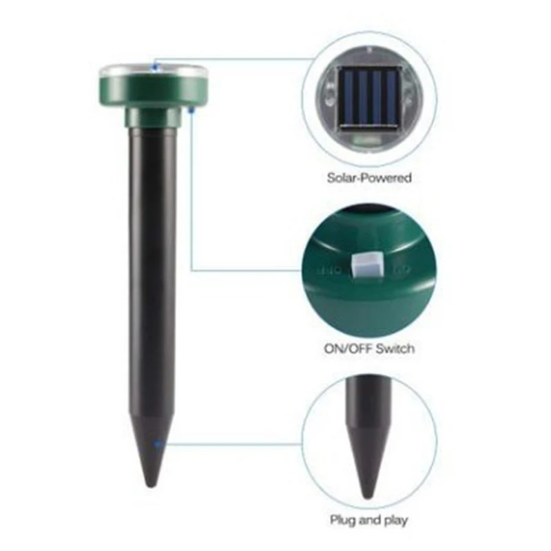 4 шт. ультразвуковой отпугиватель Мощность Мышь Отпугиватель москитов средство