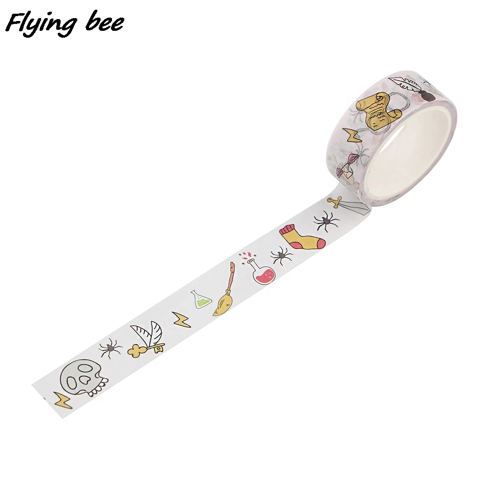 Волшебная школьная волшебная палочка Flyingbee 15 мм x 5 м декоративная Васи-лента для