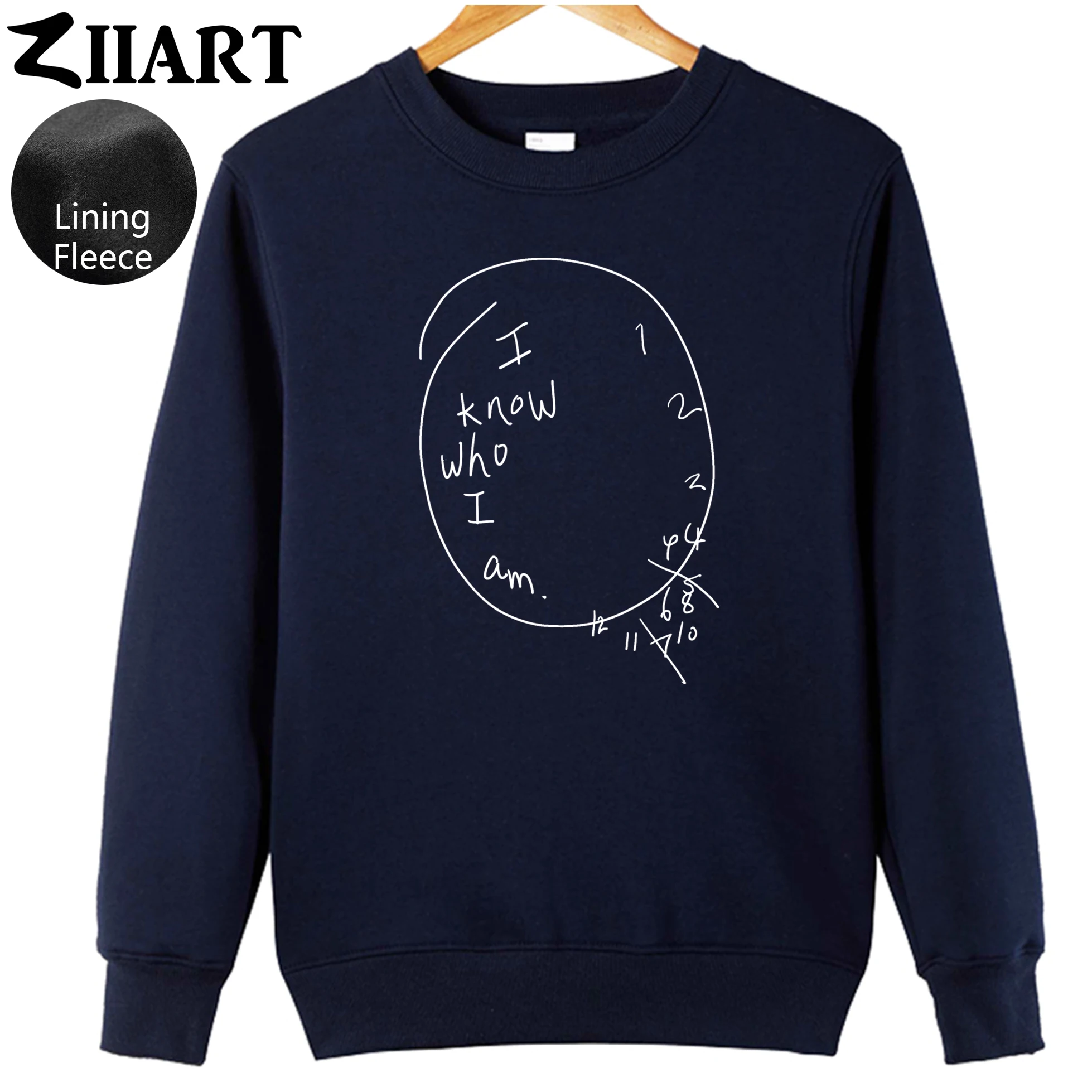 

Мужские хлопковые часы на флисе, на осень/зиму