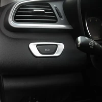 for renault kadjar 2015 16 2017 2018 2019 abs matte car eco switch button cover trim car styling accessories sticker shell 1pcs