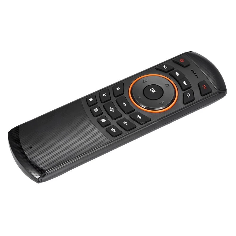 Мини 2 4 GHz Беспроводная QWERTY клавиатура Air Mouse пульт дистанционного управления для
