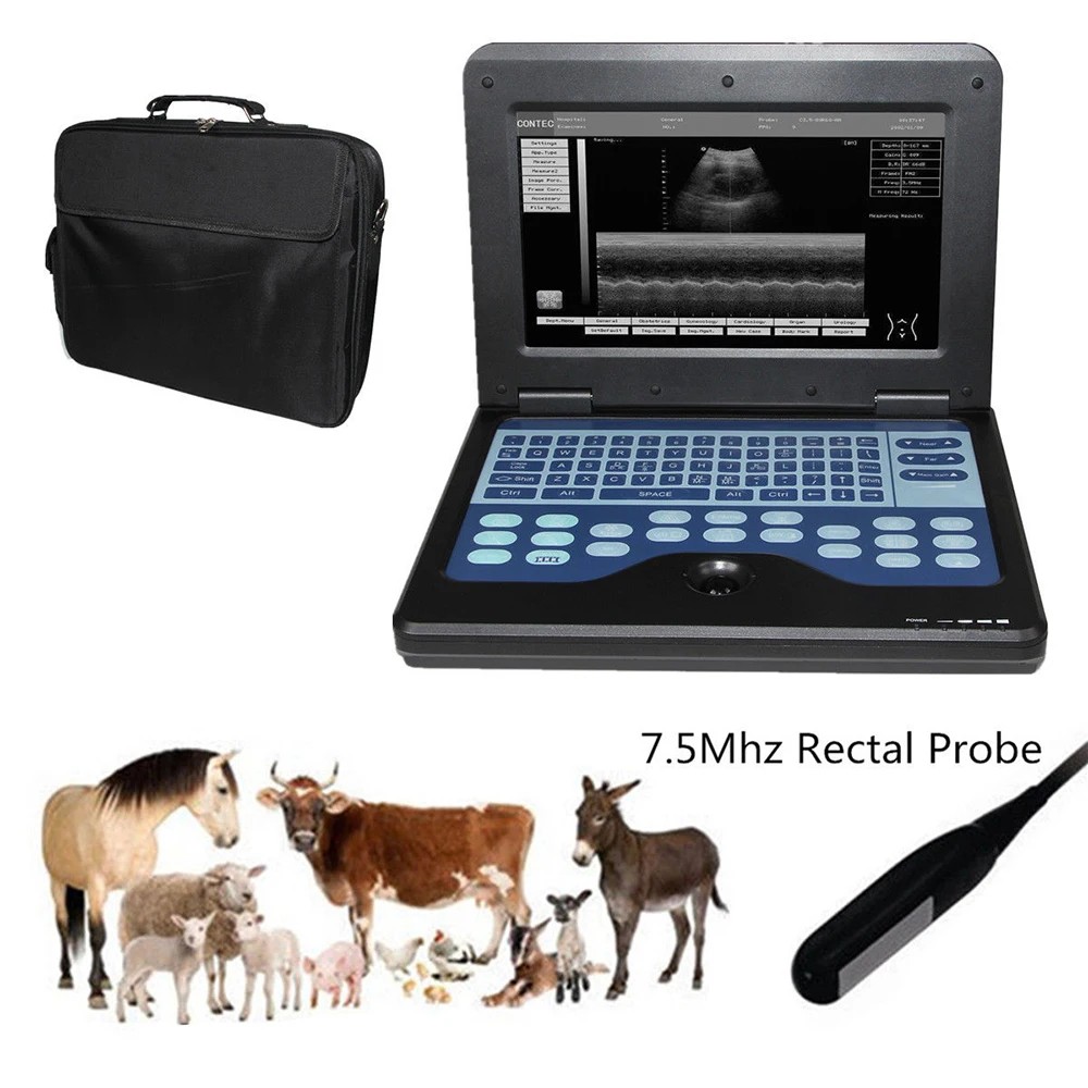 

CMS6000P2-VET Veterinary Ultrasound Scannerpig Testing Equipment Ultrasound Device Portable Veterinary B Ultrasound Sow Pregnanc