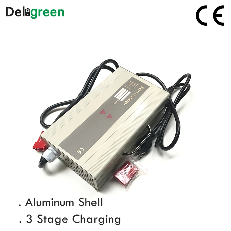36V 30A Smart Portable Charger for Electric forklift Scooter 12S 43.8V Lifepo4 lead acid 10S 42V LiNCM battery Yacht - купить по