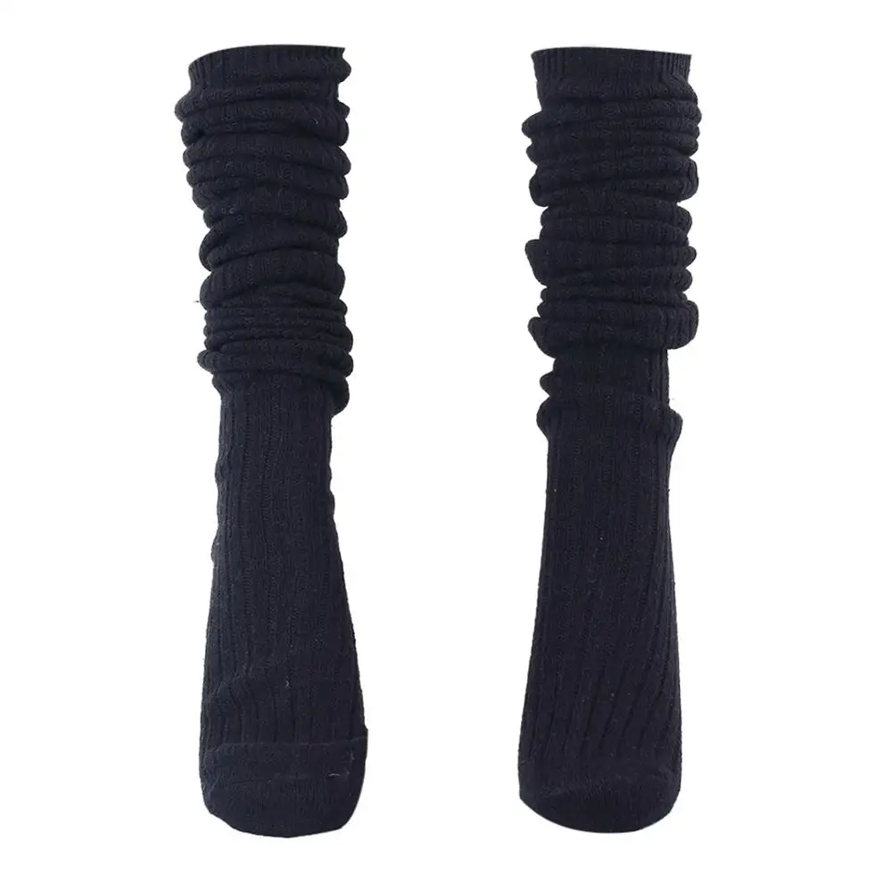 Женские гольфы в полоску длинные носки до бедра зима 2020 высокие теплые мягкие