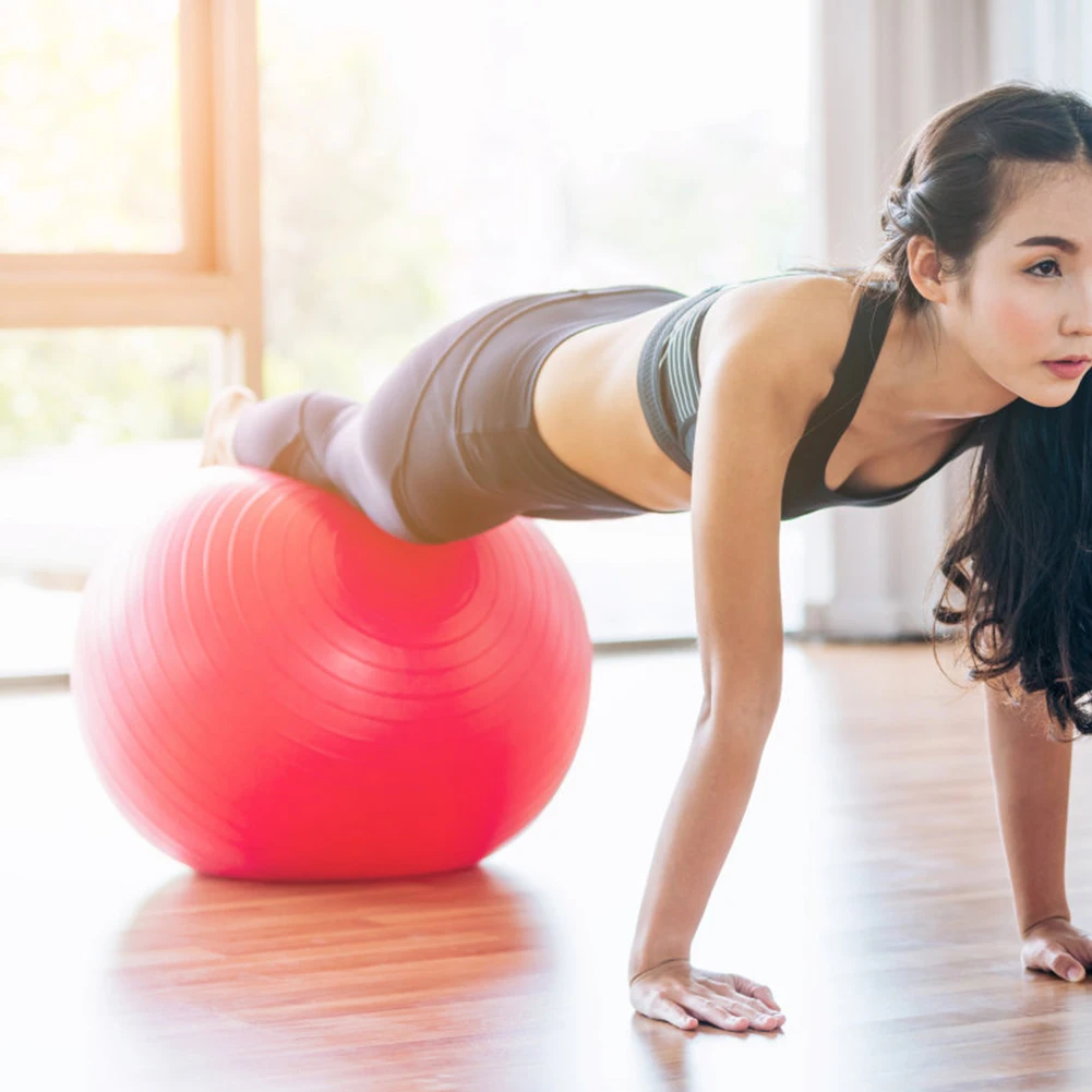 

Balance Exercise Gym Fitness Training Yoga Ball Thicken PVC Pilates Massage Ball Trainers Core Slid Fitness Gliding