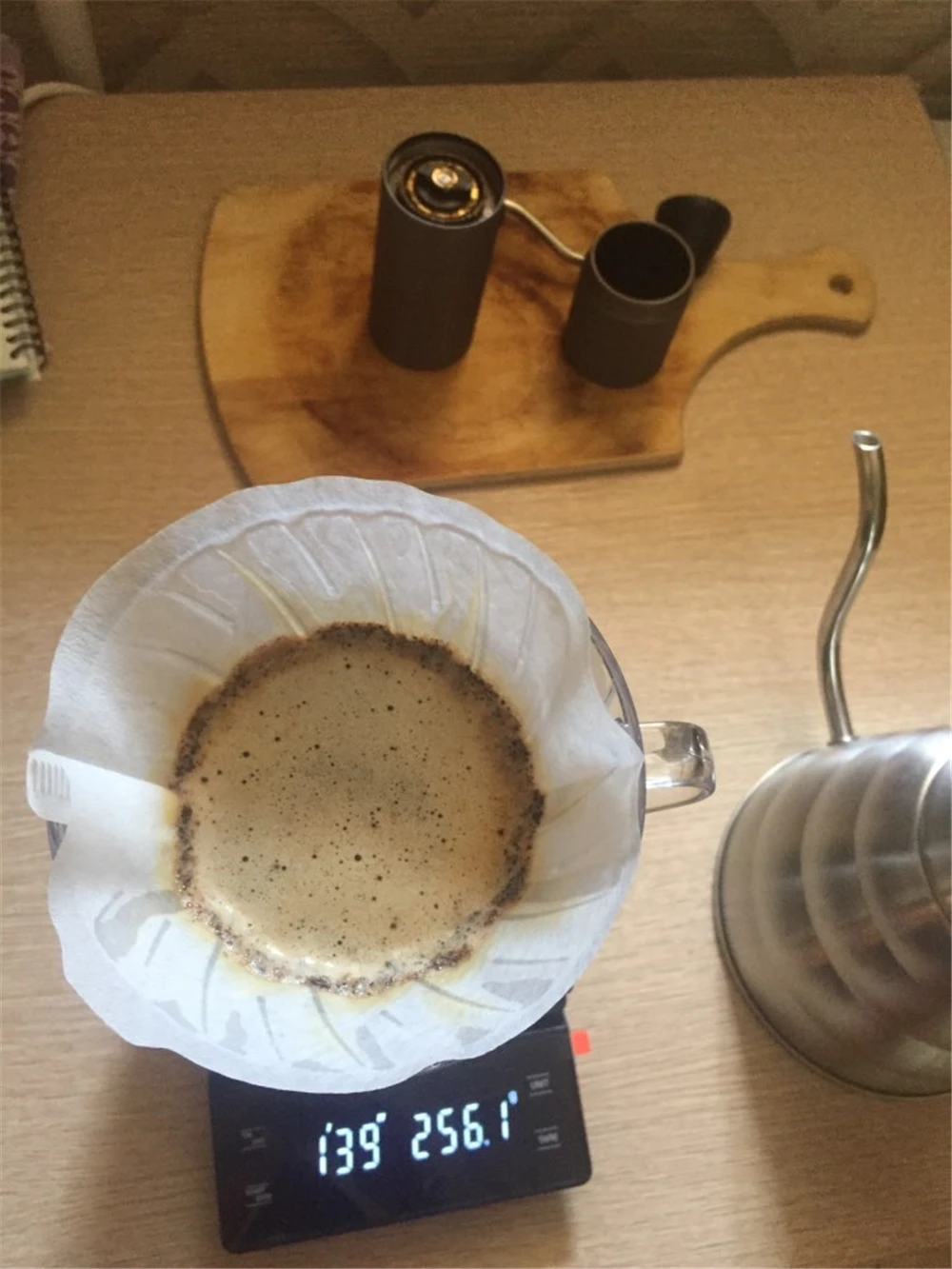 B&aacute;scula electr&oacute;nica de precisi&oacute;n para cocina, balanza Digital inteligente de caf&eacute;, port&aacute;til, para comida, con almohadilla, 3KG/0,1g-4