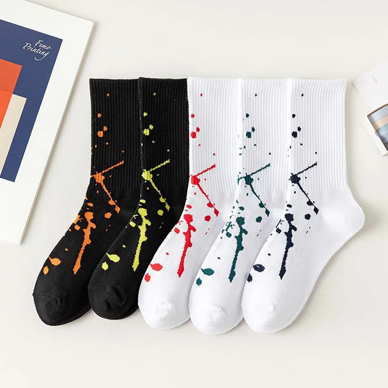 

Осенне-зимние мужские носки с изображением граффити