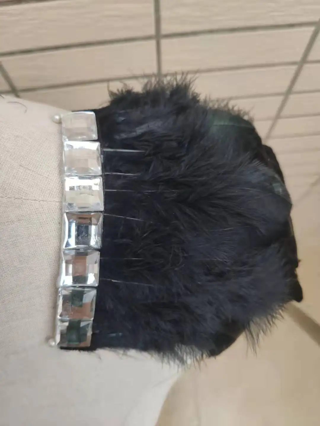 2pcs Handmade epaulette white Rhinestone big shoulder brooch epaulet /epaulettes spikes/escapulario blazer accessories | Дом и сад