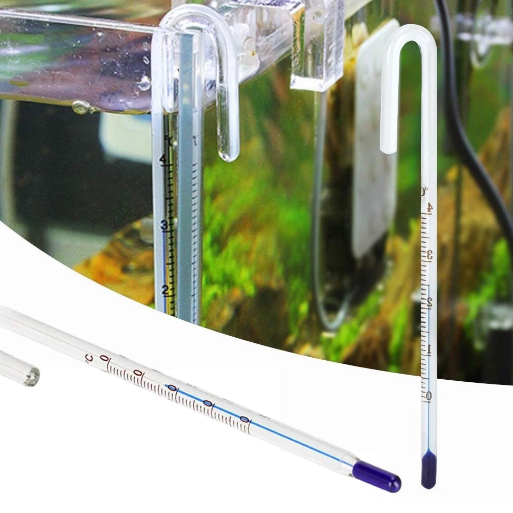 

Подвесной стеклянный термометр для аквариумов, U-образный, высокоточный, для измерения температуры воды в аквариуме, 6/8/10/15 мм, 0-40 ℃