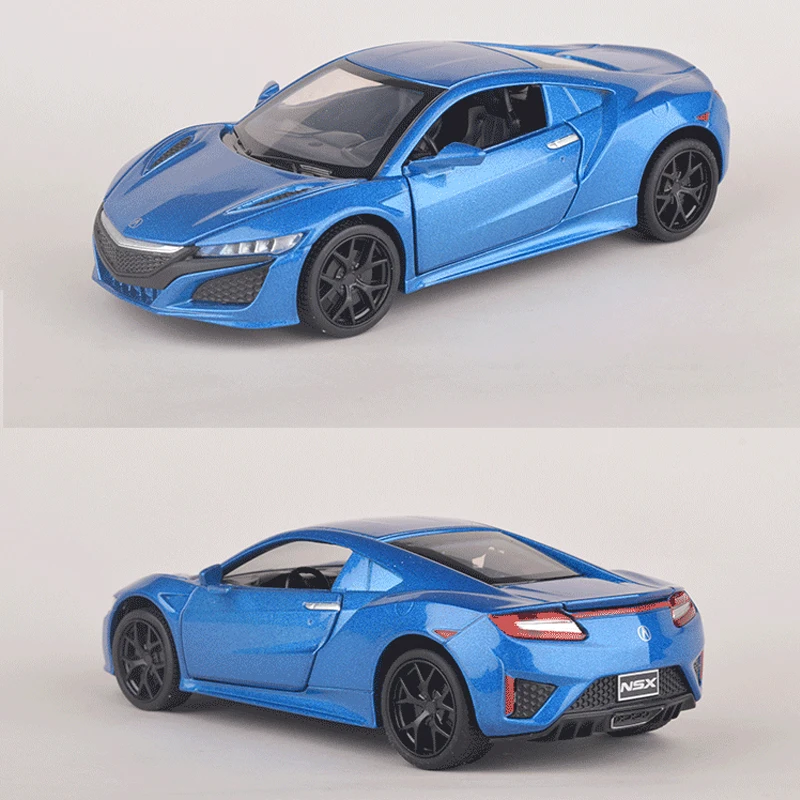 Модель автомобиля Honda Acura NSX 1:32 литой игрушечный автомобиль Мигающий реквизит для
