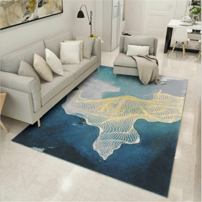 

New Modern Abstract Soft Large Carpets For Living Room Carpet Bedroom Kid Room Study Room Area Rug Home Floor Door Mat Fashion