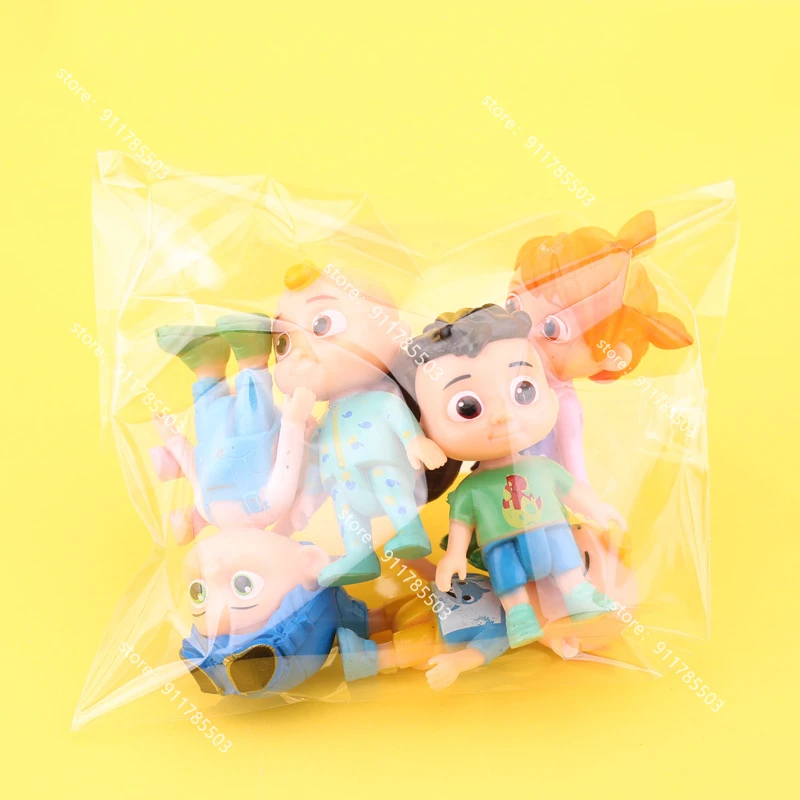 6 шт. Cocomelon игрушка JJ Friends &amp Family фигурок в упаковке-3-дюймовые игрушки | Игрушки и