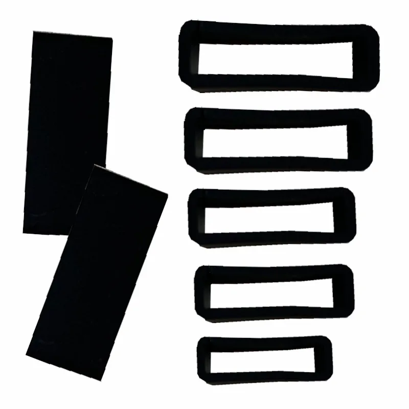 4 pieces Silicone Strap Loop Watch Accessories Strap Ring For Swatch Watchband 12mm16mm18mm19mm20mm22mm24mm26mm28mm Watch Buckle