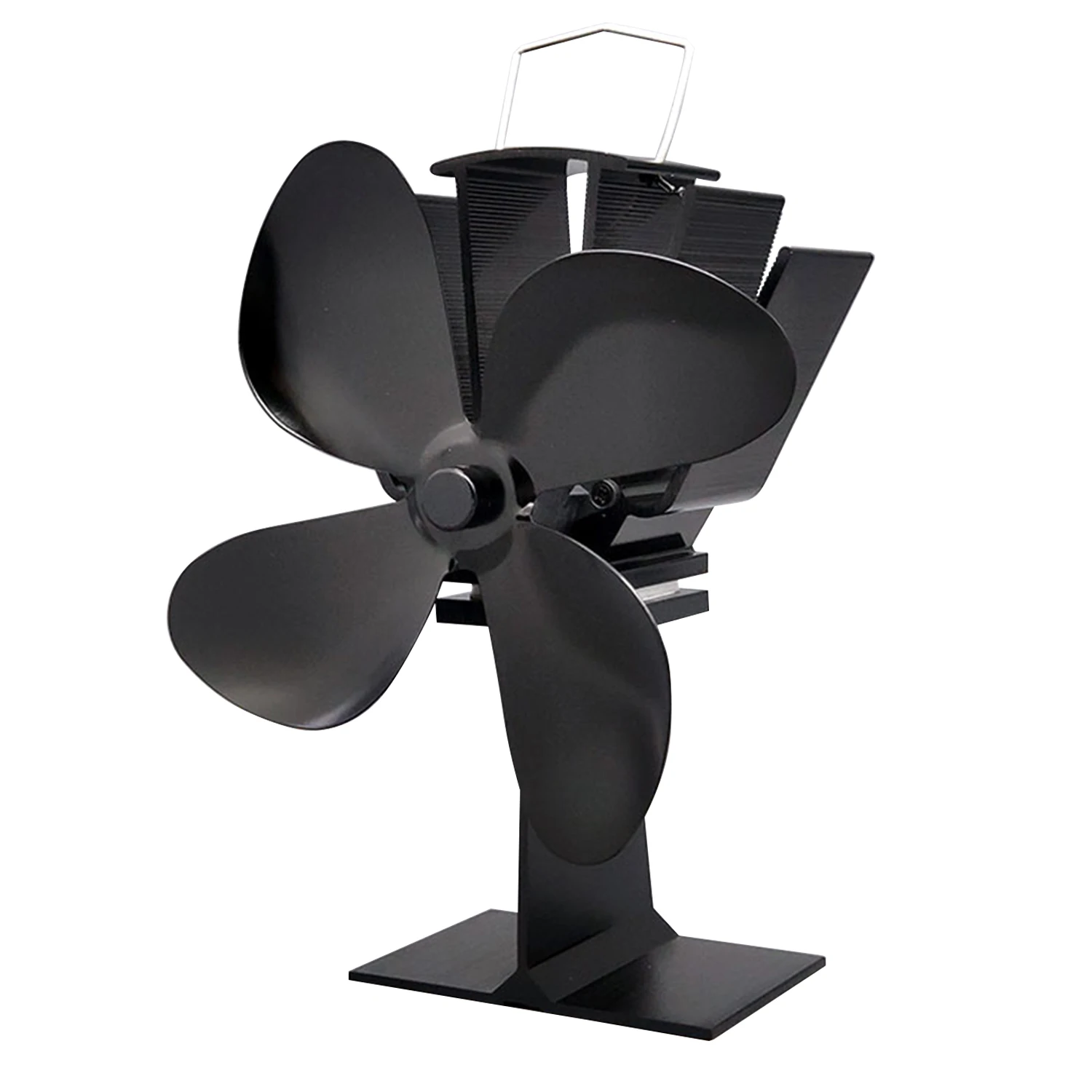 

Stove Fan 3/4 Blades Fireplace Fan Heat Powered komin Wood Burner Eco Fan Friendly Quiet Home Efficient Heat Distribution