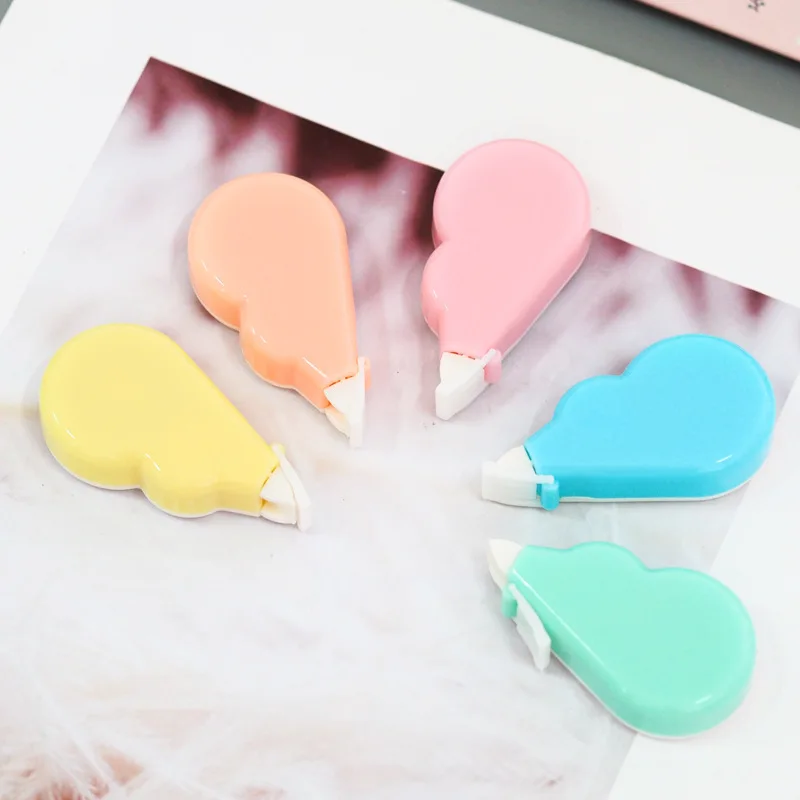 

5pcs Mini lovely duck correction tapes 5mm corrective tapes for paper fax copy Stationery items Office School supplies EJ329