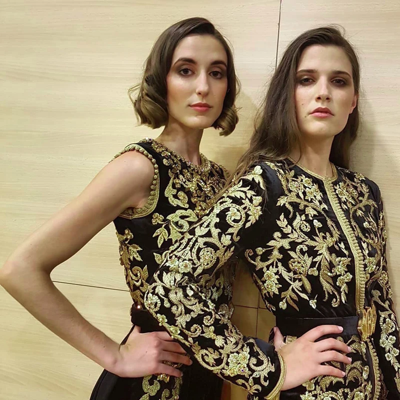 Женское прямое платье Beateen винтажное с цветочной вышивкой длинным рукавом и