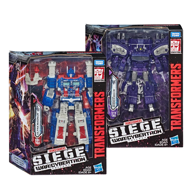 Two pieces Hasbro Трансформеры Робот Игрушки экшн-фигурка оптимальная основная ударная волна для детей мальчик трансформация автомобиль игрушка - Цвет: Two pieces