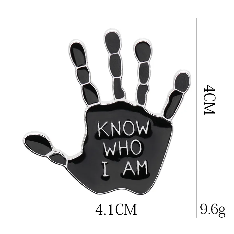 Мужская эмалированная брошь в стиле панк | Украшения и аксессуары