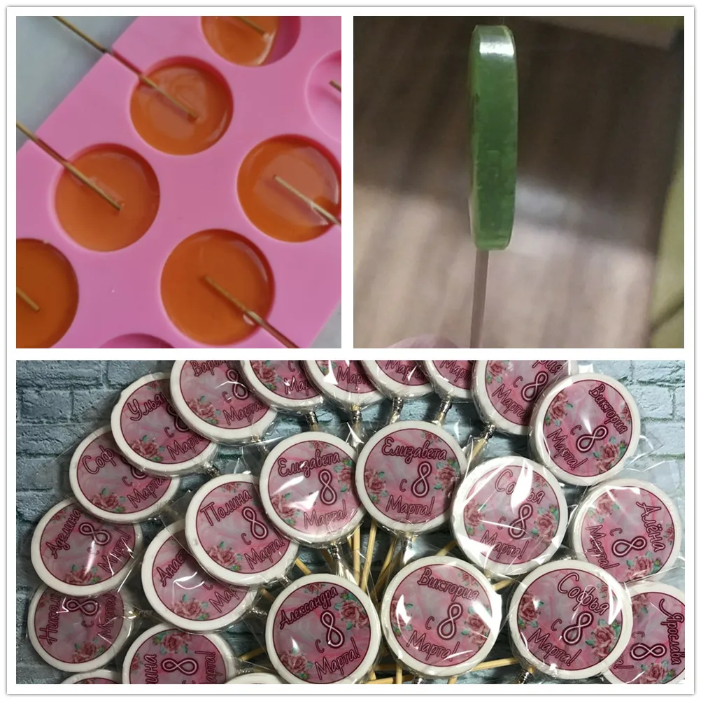 

Silicone Mold Big Round Lollipop mold Cake Decorating Tools 3D Snack Tool For Same as Snack Party Kitchen Tools Bakeware