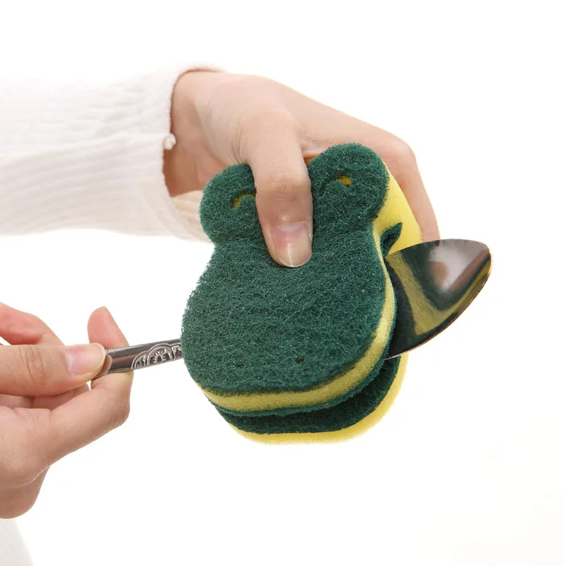 Губка для мытья посуды губка кухонная тереть дыню не легко прикасаться к маслу