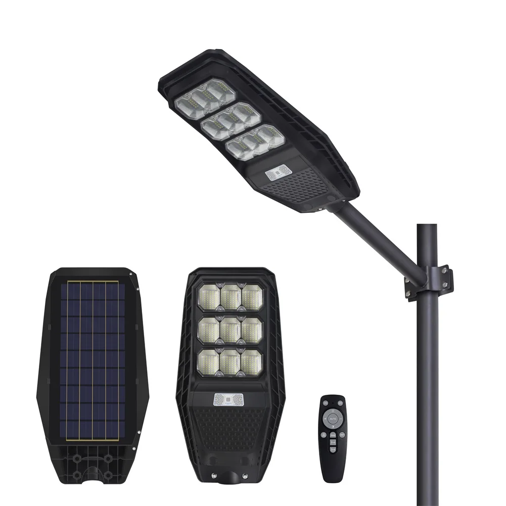 

SZYOUMY 100W 200W 300W Solar Street Light Waterproof IP65 PIR Motion Sensor + Remote Control Outdoor Lighting Security Lamp