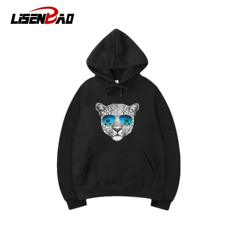 LiSENBAO мужские персональные леопардовые головы Аватар разноцветные худи унисекс