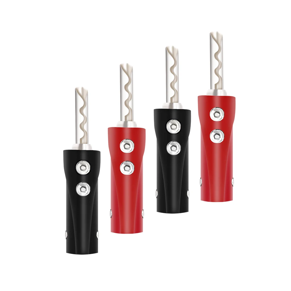 Посеребренные контрольные выводы вилки типа банан RASANTEK SMC60Y Динамик зубчатые