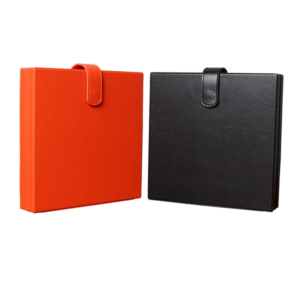 Высококачественный парикмахерский футляр для ножниц из натуральной кожи Набор