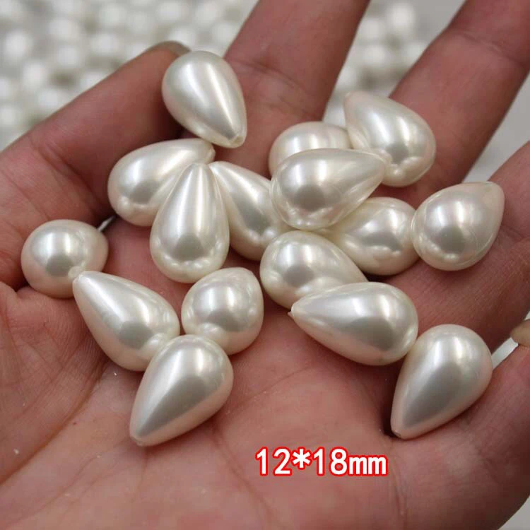 Белый цвет хорошее качество жемчужный перламутровый жемчуг в форме слезы
