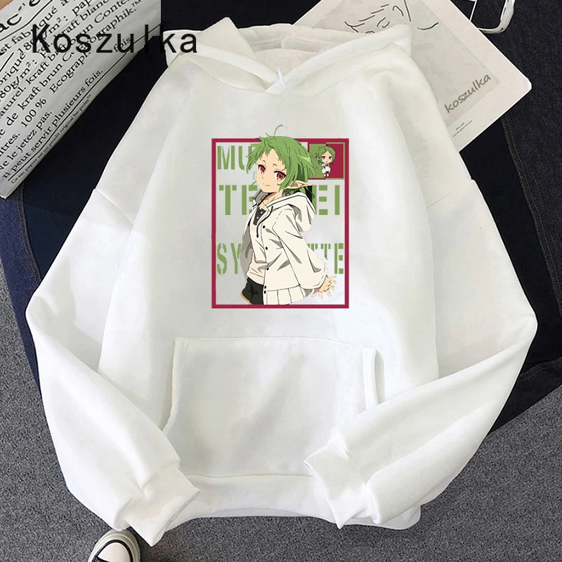 

Anime Mushoku Tensei - Sylphiette Hoodies Ulzzang Women Sweatshirt Dropshipping Hoddies Hoody Graphic Kawaii Clothes Long Sleeve