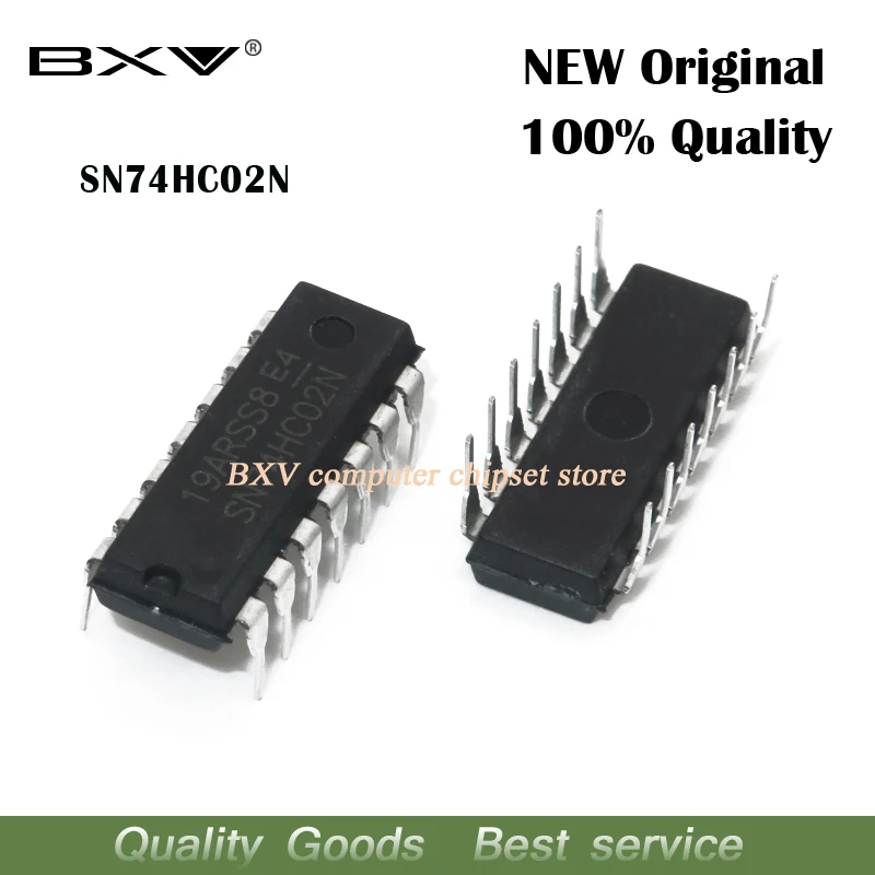 10 шт. 74HC02N DIP14 74HC02 DIP SN74HC02N DIP-14 новая Оригинальная интегральная схема