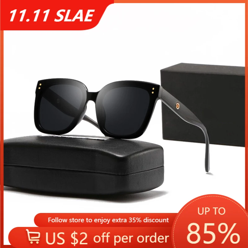 

Oversized Sunglasses Women Luxury Brand Rivet Ladies Eyewear Vintage Cat Eye Big Frame Female Eyeglasses Gafas de sol UV400