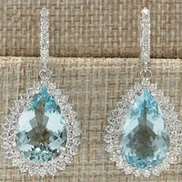 mfy drop shaped zircon earrings womens original high jewelry s
