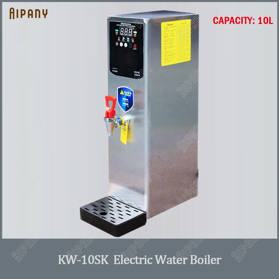 KW10SK коммерческий Электрический бойлер для воды 6L/10L/20L/30L кипячение воды машина из нержавеющей стали диспенсер для горячей воды - Цвет: KW10SK