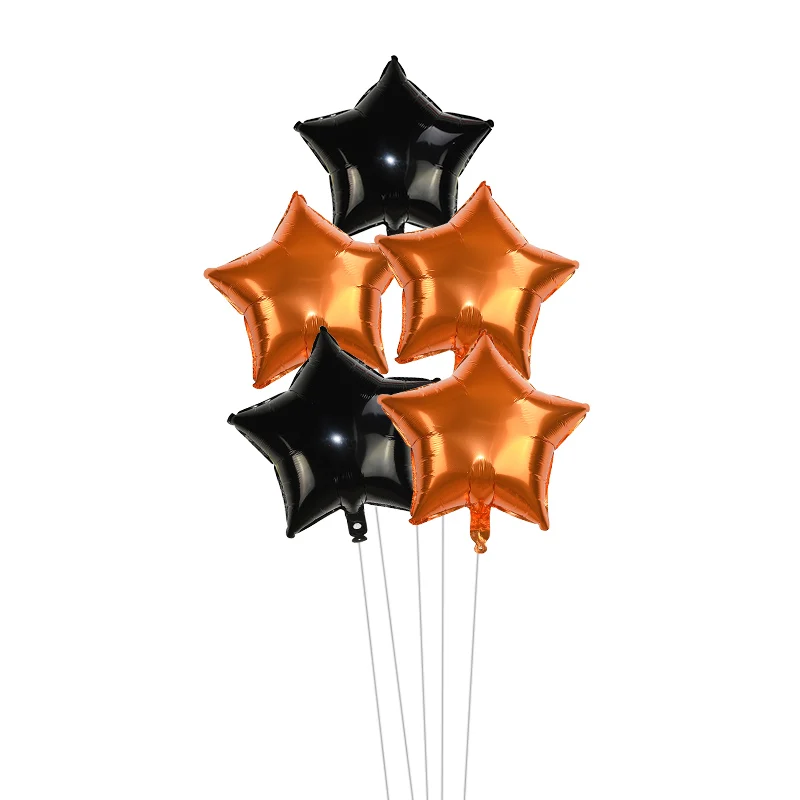S19-star foil ballon Счастливый год круглый шар звезда бутылки вина фольга, латекс воздушный шар баллон гелия год вечерние украшения год - Цвет: S19-star foil ballon