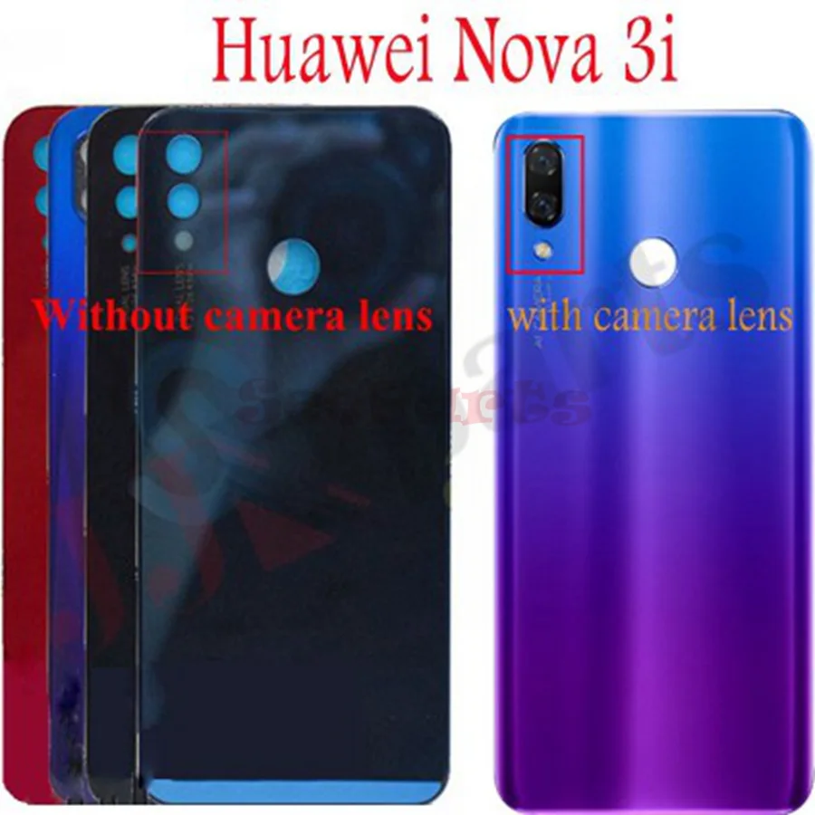 Крышка батарейного отсека для Huawei Nova 3I заднее стекло 3i задний корпус P Smart Plus |