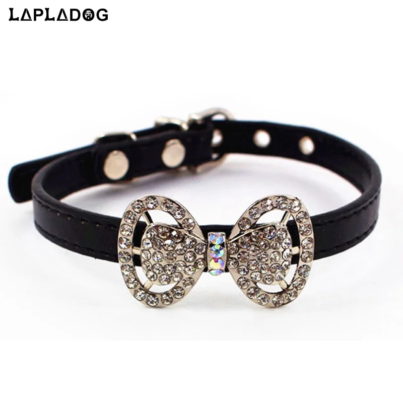 Ошейник поводок со стразами воротники ожерелья кошка домашние красивые