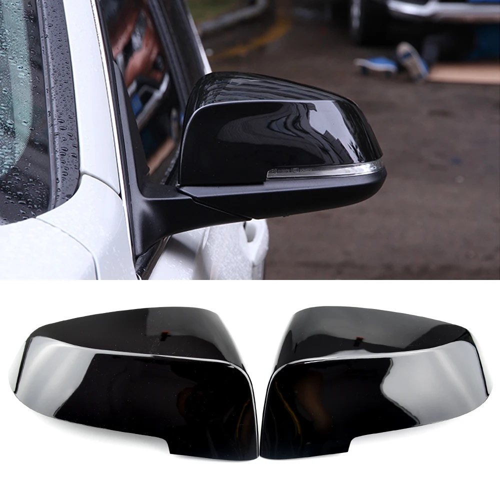 

Rearview Mirror Covers for Bmw 5 Series F10 F11 Lci 2014-2017 Caps Replacement Side Rear-View Carbon Fiber Gloss Black