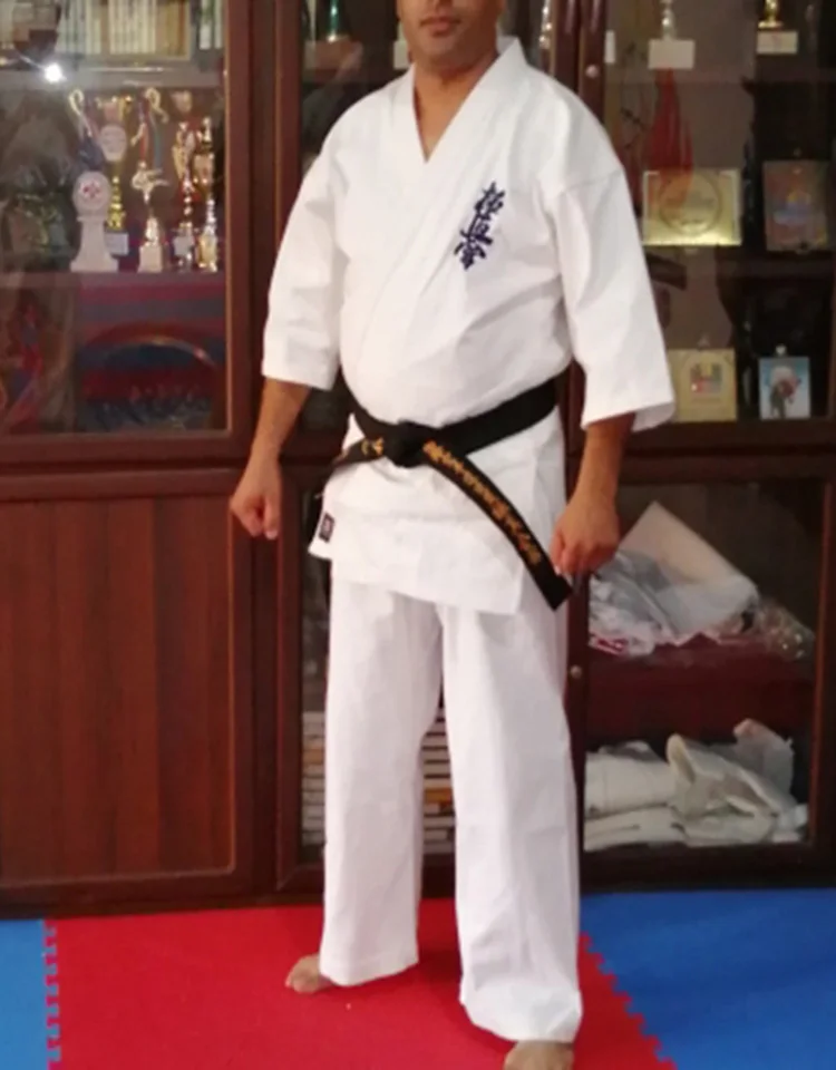 Kyokushinkai форма карате одежда с длинным рукавом для фитнеса белая униформа