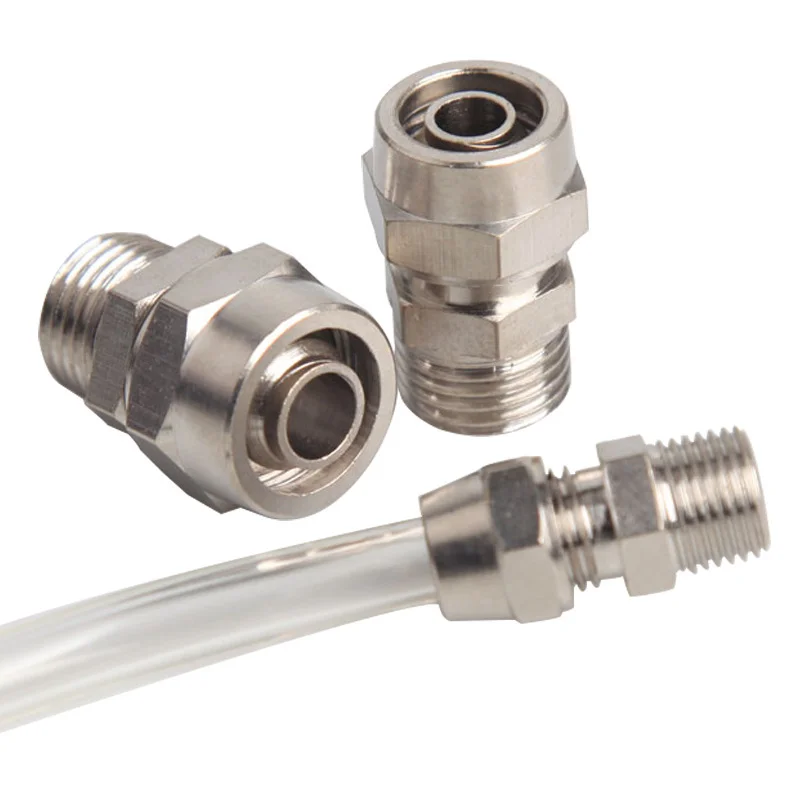 

Pneumatic Fittings PC M5/4/6/8/10/12/14/16mm Male Thread 1/8 3/8 1/2" 1/4"BSP Quick Twist Connector for Hose Tube Connectors