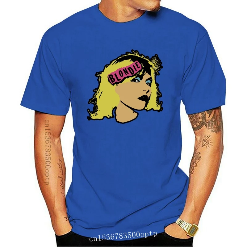 

Новая Blondie футболка с логотипом группы Punk Warhol Мужская черная (2)